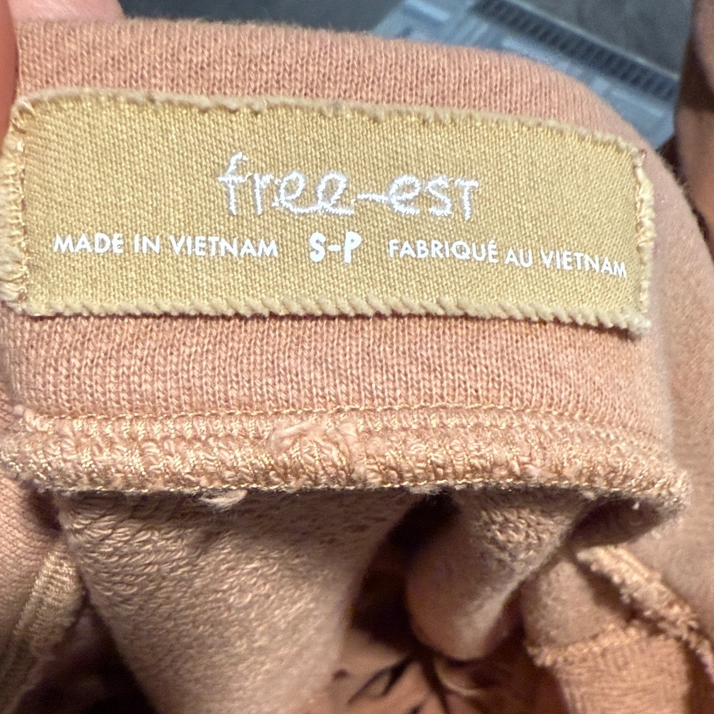 NWT Set Free People free-est Odessa Pullover & Onyx Skirt in Latte/Clay Size S - Picture 15 of 15